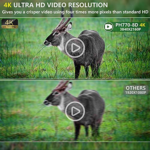 HAPIMP Trail Camera Dual Lens 4K 32MP