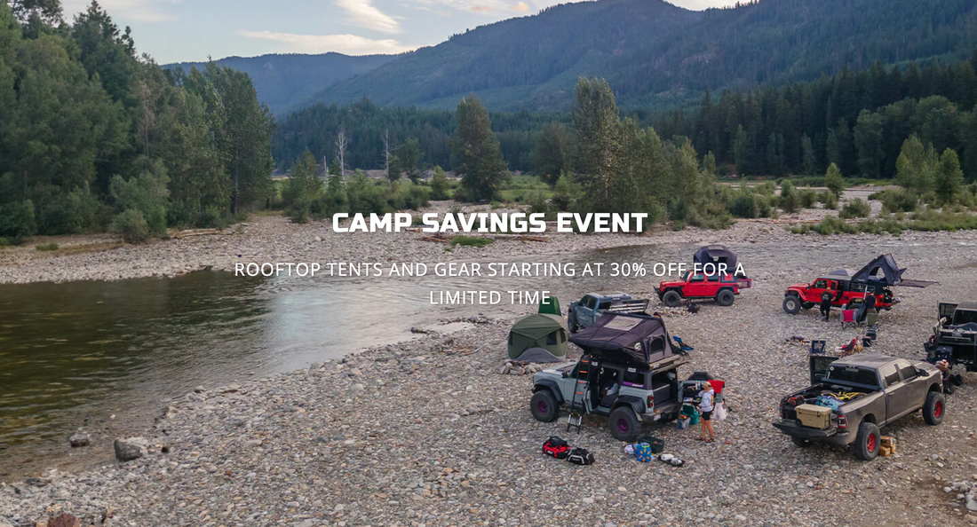 Cascadia Vehicle Tents Camp Savings Event