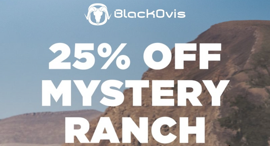 BlackOvis - 25% off Mystery Ranch Packs