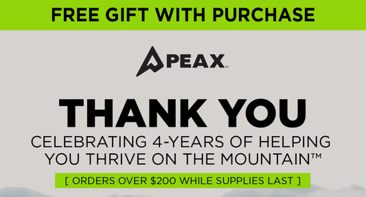 Peax 4-Year Celebration Free Gift TODAY ONLY!