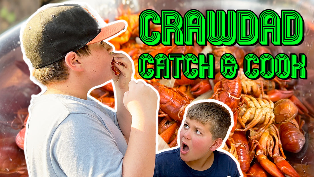 Crawdads at Cowcamp - Catch & Cook