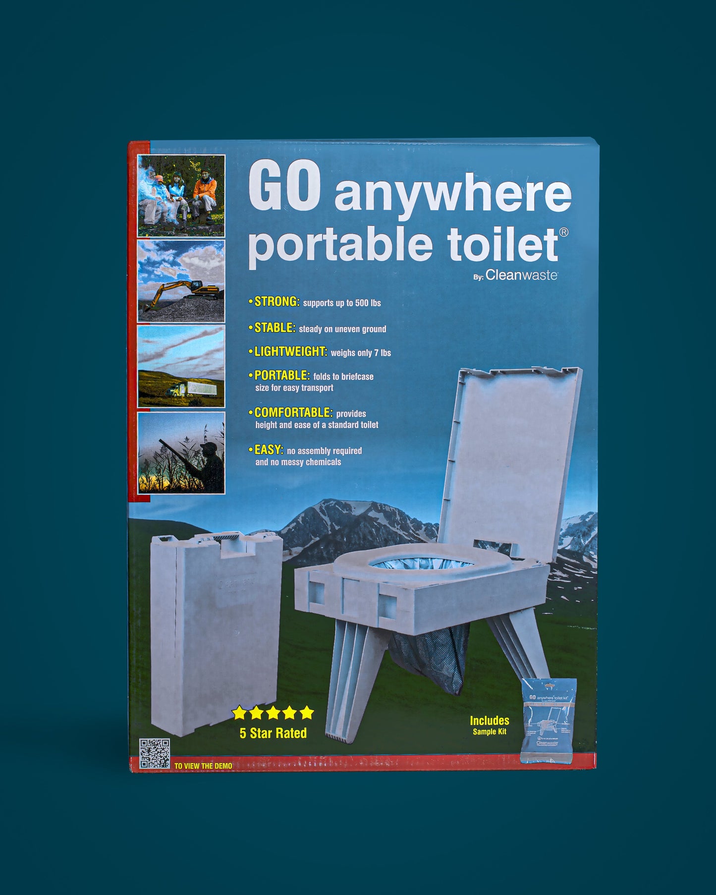 Cleanwaste Go Anywhere Toilet