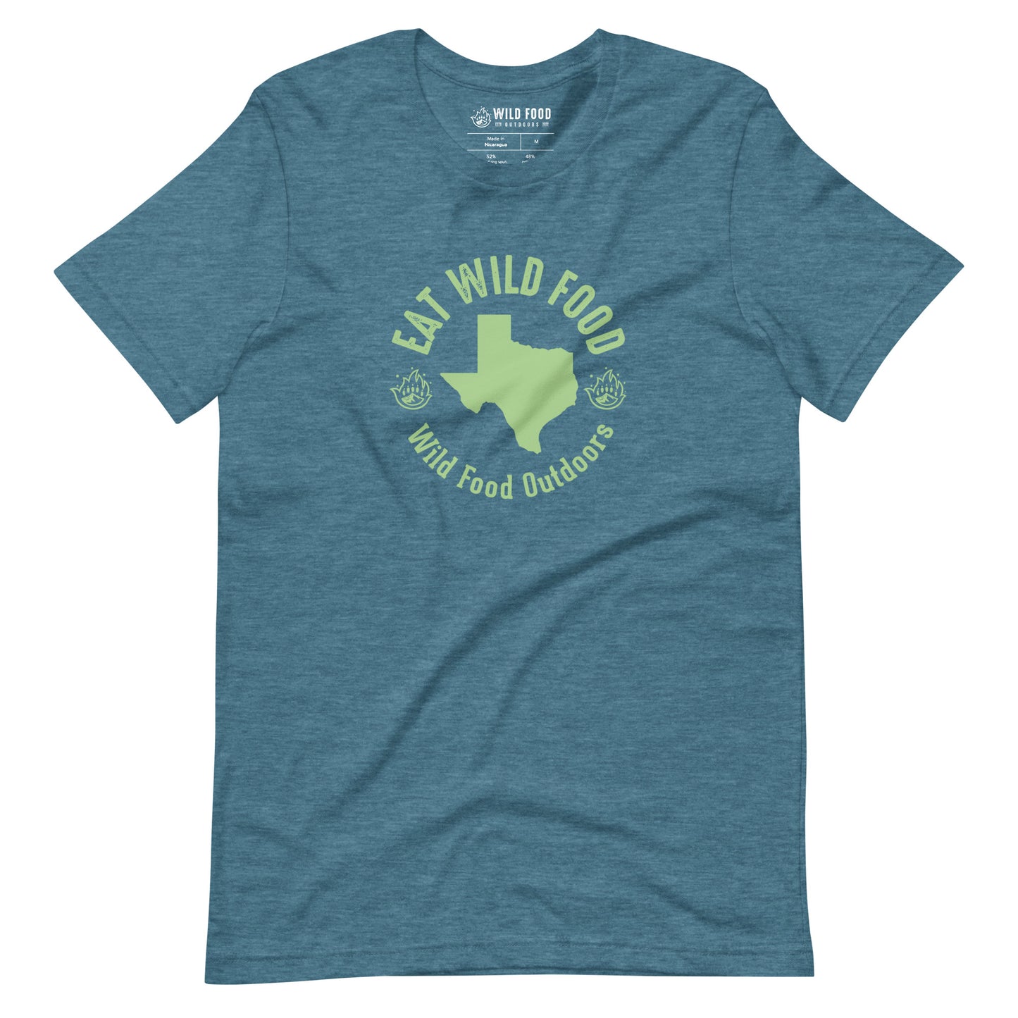 Unisex Texas Eat Wild Food Circle Tee