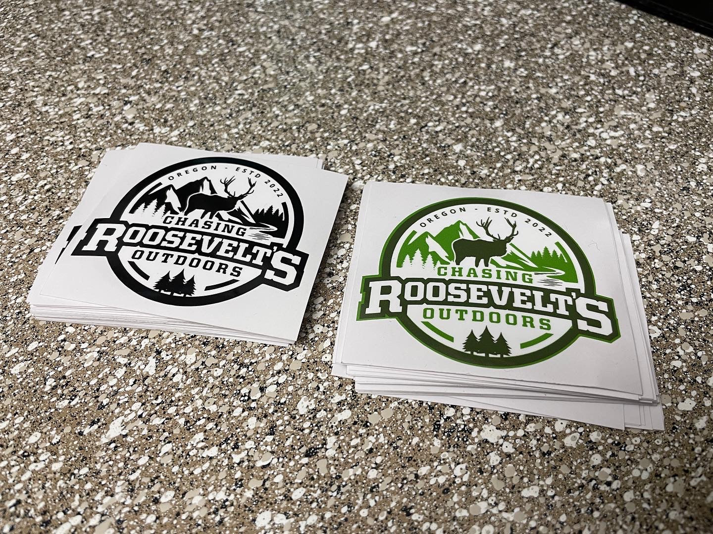 Chasing Roosevelts Outdoors Sticker