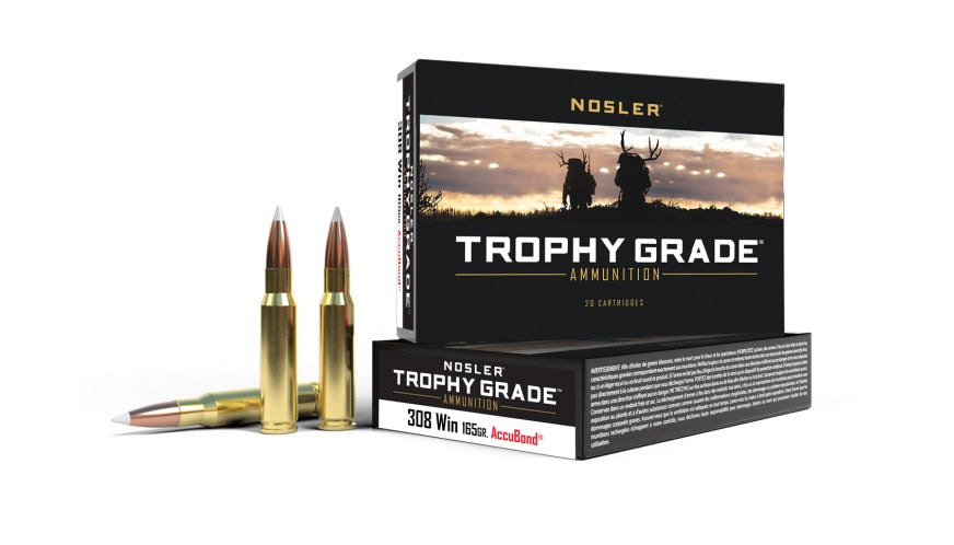 Nosler Trophy Grade Accubond 165g Rifle Ammo