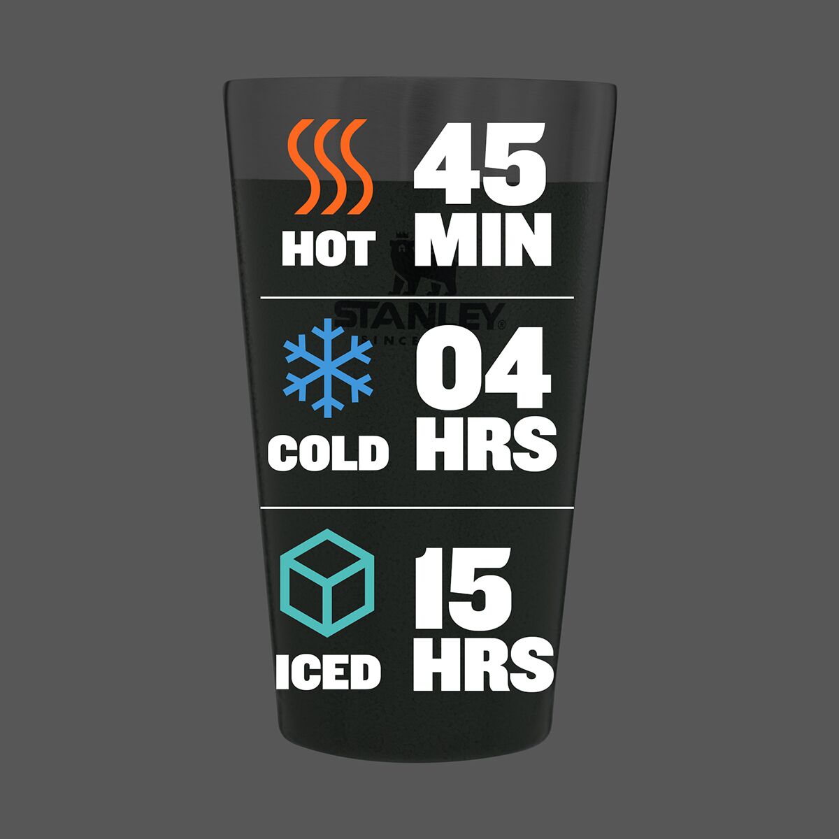 16oz Stacking Hot/Cold Pint Glasses