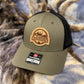 Chasing Roosevelts Outdoors Leather Patch Hat